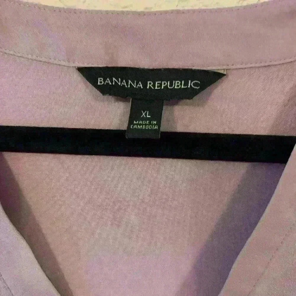 Banana Republic pink sleeveless top sz XL office business casual sleeveless - Picture 3 of 6